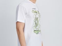 Свободная футболка с принтом