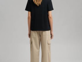 Футболка свободного кроя из хлопкового джерси