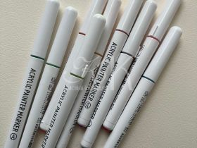 Набор маркеров акриловые Languo, 9 цветов, яркие оттенки