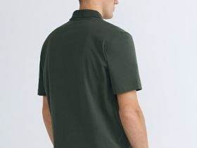 Базовое поло из хлопка, Зеленый