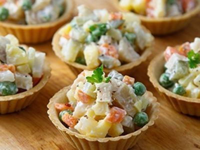 Рецепты оливье не как у всех + полезный вариант салата