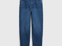 Джинсы Mom с высокой посадкой, Синий