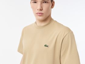 Мужская хлопковая футболка Lacoste с коротким рукавом