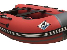 Лодка ПВХ ORCA 340 НДНД красный/темно-серый