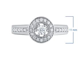 Кольцо из серебра э0612кц02186800