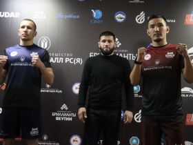 Участники Кубка Ил Дархана по смешанным единоборствам встретились лицом к лицу