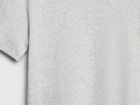 Футболка в рубчик, Серый