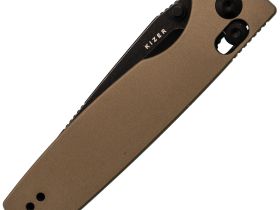 Складной нож Kizer Original 2 Tanto, сталь 14C28N, рукоять алюминий, песочный