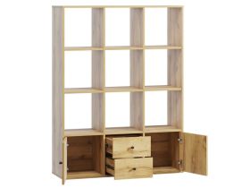 Стеллаж Кейн 2-112x149 Дуб Золотистый