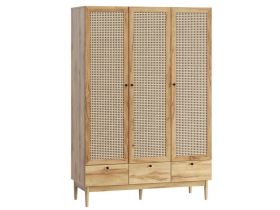 Распашной шкаф Рошаль 3-129x190 Ротанг