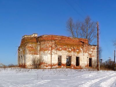 Памятник архитектуры XIX в., бывшая Никольская церковь
