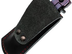 Складной нож Mr.Blade Style blackwashed сталь N690, рукоять Violet Titanium