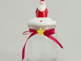 Емкость для хранения Рождественский джем/Christmas jam, дед мороз