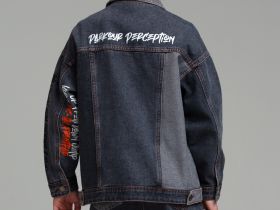 Куртка текстильная джинсовая для мальчиков