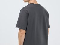 Футболка с текстовым принтом, Серый