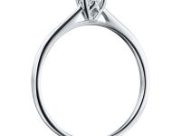 Кольцо из белого золота с бриллиантом э4701кц05210201