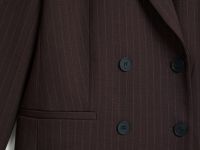 Двубортный жакет, Коричневый