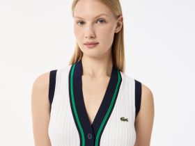 Женское платье Lacoste из вискозы