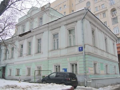 Городская усадьба конец XVIII в. - XIX в. Главный дом, конец XVIII в. - 1-я треть XIX в.