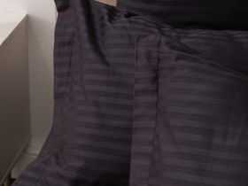 Постельное белье Black страйп-сатин I