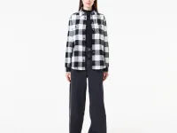 Женская хлопковая рубашка Lacoste в клетку