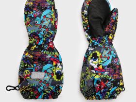 Варежки детские текстильные для мальчиков