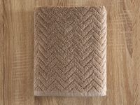 Полотенце махровое Зигзаг/Zigzag, капучино