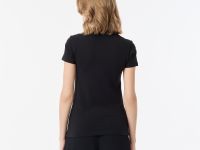 Женская хлопковая футболка Lacoste Relaxed Fit