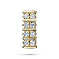 Классическая подвеска из желтого золота э0312пд03210004_white