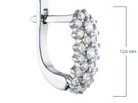 Серьги из серебра э0612сг10170100
