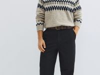 Чиносы из фланели, Серый