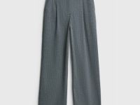 Трикотажные прямые брюки, Серый