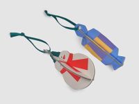 Украшения на ёлку "Конфета и Снеговик"