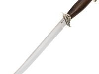 Нож Шайтан, кованый, сталь Х12МФ, рукоять венге
