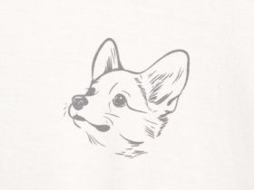 Футболка пижамная с принтом для девочек, Белый