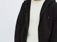 Базовая толстовка на молнии, Черный