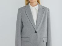 Однобортный пиджак, Серый