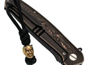 Бусина с темляком Киборг, латунь