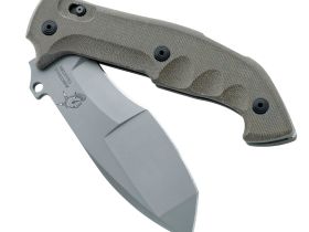 Складной нож Fox Meskwaki Tracker, сталь N690, рукоять Микарта, коричневый