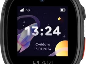 Умные часы Elari 4G Lite Чёрные