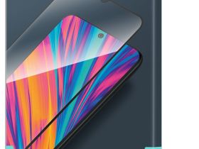 Защитное стекло BoraSCO для realme C85 Pro с чёрной рамкой