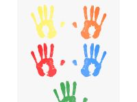 Краски пальчиковые Гамма "Малыш", сенсорные, 1+, 5 цветов, 50 мл, картон. упаковка