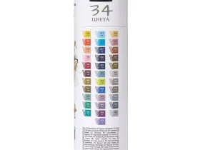 Набор карандашей цветные Малевичъ "GrafArt Soft", 34 новых цвета