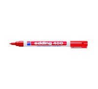 Маркер перманентный Edding "400" 1 мм с круглым наконечником, красный