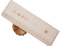 Складной нож Nagao Higonokami Damascus hand forging, 80мм, сталь Aogami, рукоять металл, черный