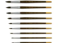 Кисть синтетика имитация белки №6 круглая Sennelier "Petit-Gris" короткая ручка