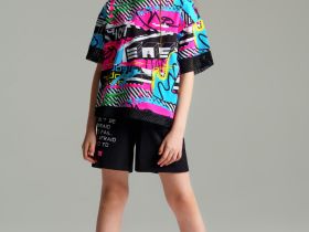 Фуфайка трикотажная для девочек (футболка)