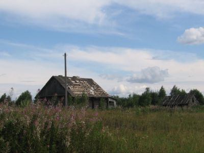 Памятное место, где 12 февраля 1942 г. партизанские группы объединились в партизанский полк им. С.Лазо