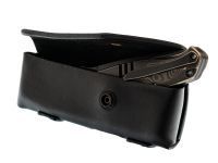 Чехол горизонтальный для складного ножа на пояс, 140 мм, 1 кнопка