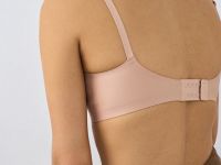 Бесшовный бюстгальтер с формованными чашками, Бежевый